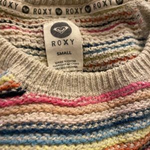 Women’s Roxy multicolored sweater size Small